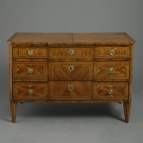 Late 18th Century Neo Classical Parquetry Commode Timothy Langston