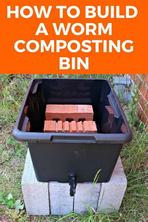 How To Build A Diy Worm Composting Bin For Beginners With Images