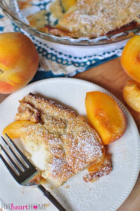 Peach German Pancake The Recipe Critic
