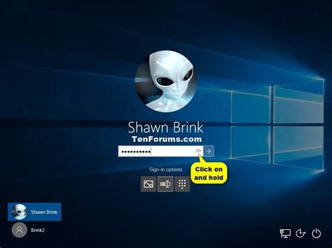 Enable Or Disable Password Reveal Button In Windows 10 Windows 10