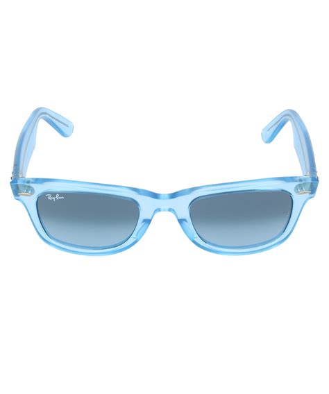 Ray Ban Wayfarer Clear Blue Sunglasses Designer Accessories Sale Ray