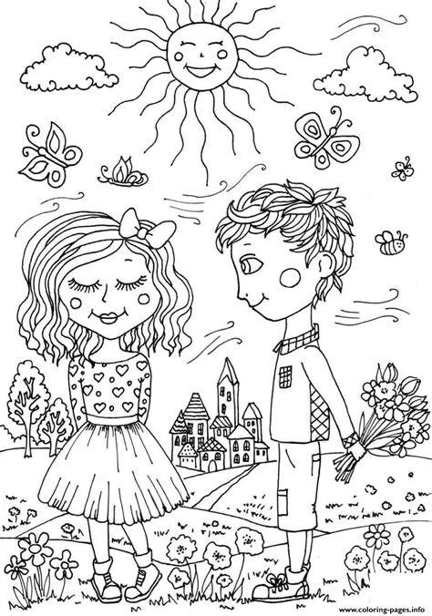 peter boy   spring coloring pages printable