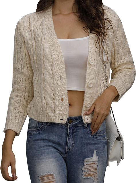 dasing v neck short knitted sweaters women cardigan fashion short sleeve crop top ropa cropped