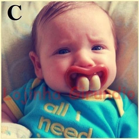 Bico Bigode Dente Divertido Engraçado Infantil Criança Bebe R 1299