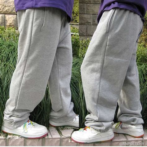 Dance Hip Hop Sweatpants Harem Mens Joggers Pants Cotton Loose Baggy Sweat Pants Streetwear