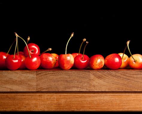 Wallpaper Painting Food Red Fruit Cherries Berries Cherry