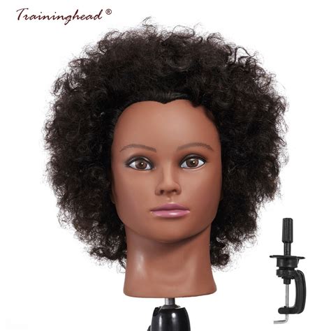 Traininghead 10 16 Salon Mannequin Head African American Hairdressing