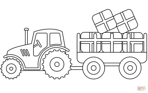 Hay Ride Coloring Pages