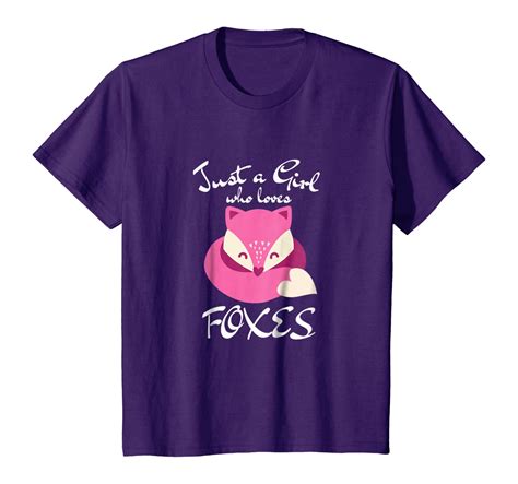Just A Girl Who Loves Foxes Cute Fox Lover T Shirt