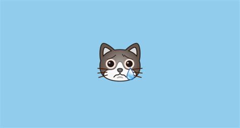 😿 Gato Llorando Emoji On Emojidex 1033