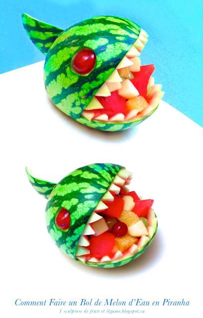 1 Sculpture De Fruit Et Légume Comment Faire Un Bol De Melon Deau En