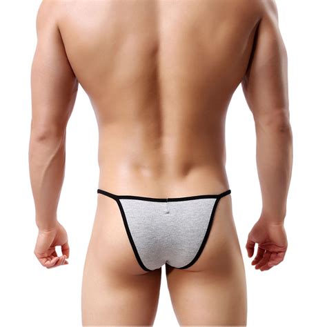 1 8 Pack Men S Modal Underwear Briefs Thong G String Bikini Lingerie