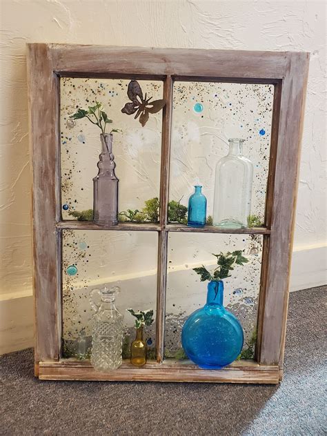 Resin Window Vintage Window Crafts Sea Glass Art Projects Sea