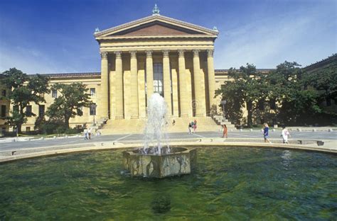 Entrance To the Philadelphia Museum of Art, Philadelphia, PA Editorial
