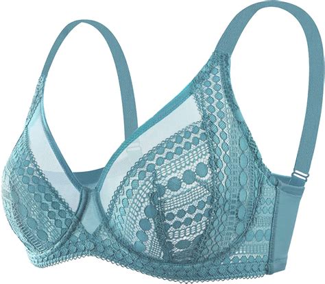 Hsia Lace Minimizer Bras For Women Full Coverage Unlined Underwire Minimizing Plunge Bra At