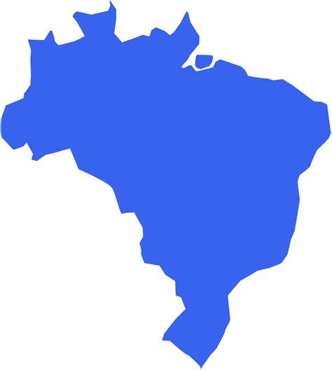 Brazil Map Png Clipart Full Size Clipart 739606 Pinclipart