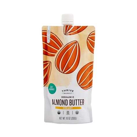 Organic Almond Butter Creamy Thrive Market