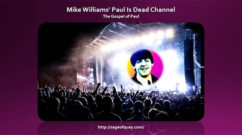 Mike Williams Paul Is Dead Channel The Gospel Of Paul Mccartney Jan