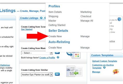 How To Create A Seller Details Profile Auctiva Tutorials