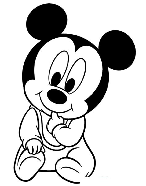 Heck, he's old too actually. Baby Mickey Mouse Coloring Pages And Minnie Mouse | K5 ...