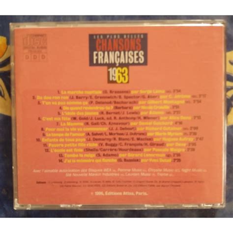 Les Plus Belles Chansons Française 1963 Various Cd 売り手