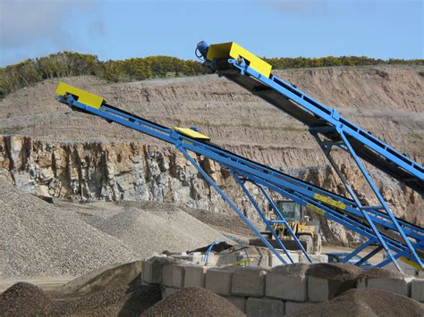 2 Aggregate Stockpile Conveyors Peter Craven Flickr
