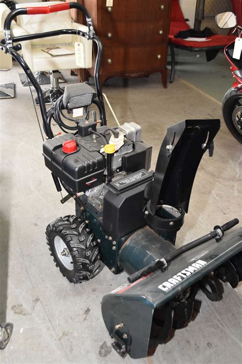 Craftsman 9024 Electric Start Snow Blower Wards Auctions