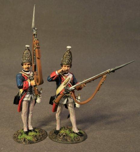 Two Grenadiers Standing Firing Standing Locking Breech The Von