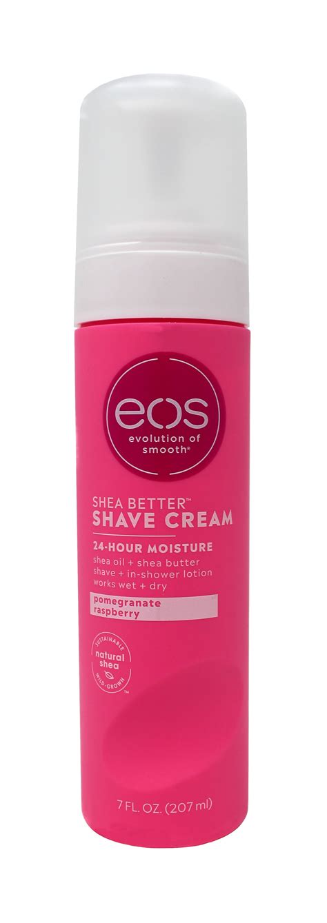 Eos Shea Better Shaving Cream Women Pomegranate Raspberry Shave Cream Skin Care Lotion With