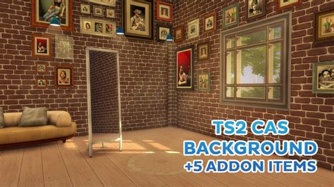Mod The Sims Ts2 Cas Background Screen 5 Bonus Items Sims 4 Cas