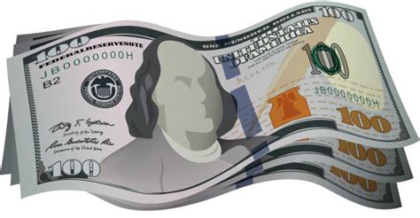 Royalty Free American One Hundred Dollar Bill Clip Art Vector Images