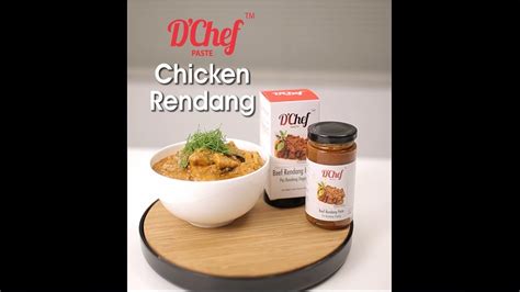 Definitely looks mouth watering lah would it be okay to. D'Chef Chicken Rendang - YouTube