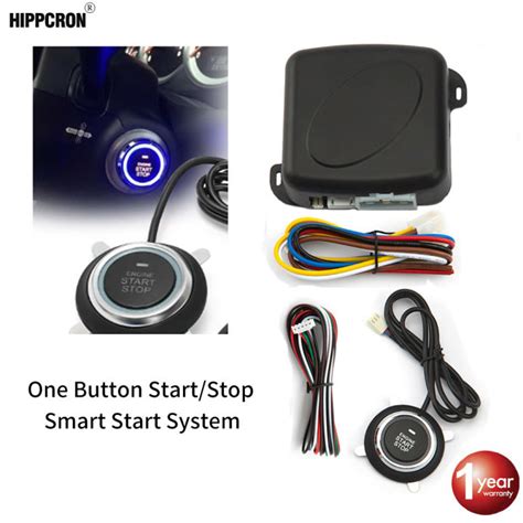 Hippcron Car Remote Engine Starters Button Door Lock Keyless Entry