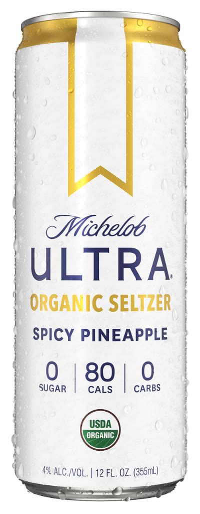 Michelob Ultra Spicy Pineapple Organic Seltzer Review Seltzer Nation