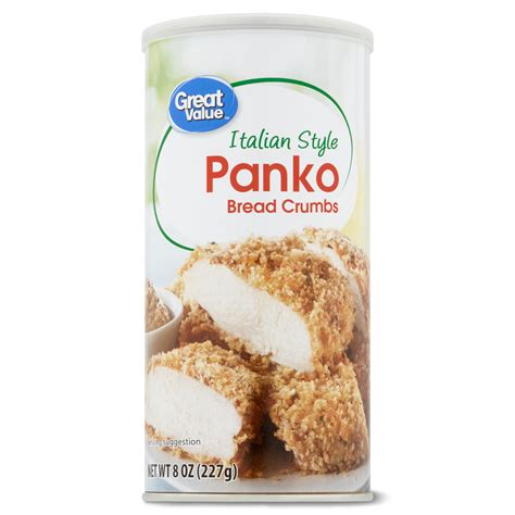 Great Value Italian Style Panko Bread Crumbs 8 Oz