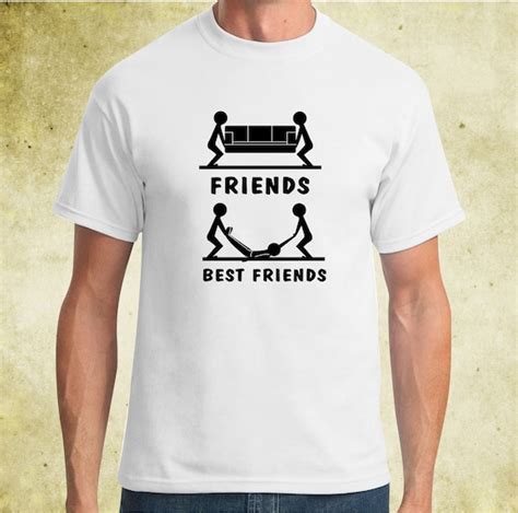 Items Similar To Friend Best Friend Custom Funny T Shirts Black