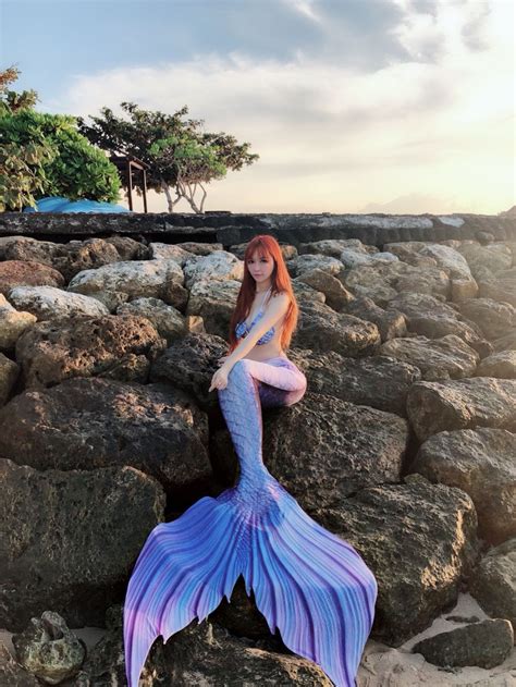 2018 New Blue Swimmable Mermaid Tail For Kids Women With Monofin