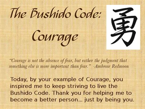 It is loosely analogous to the european concept of chivalry. The Bushido Code - Courage | Shosan 正三 | Pinterest ...