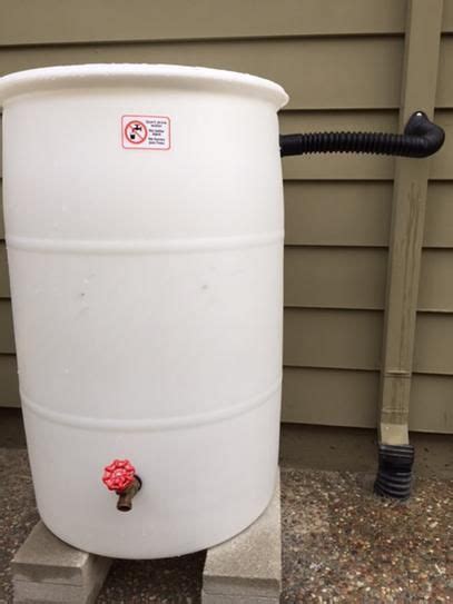 Earthminded Diy Rain Barrel Bundle With Diverter System 55 Gallon