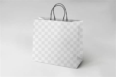 Paper Mockup Bag Mockup Transparent Design Paper Bag Shopping Bag