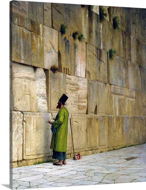 The Wailing Wall Jerusalem By Jean Leon Gerome Wall Art Canvas Prints
