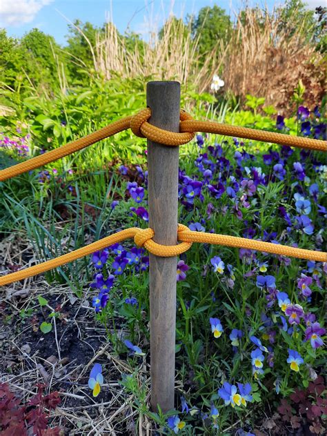 Rope Fence For Gardens Decoration Trails Great For Etsy Australia