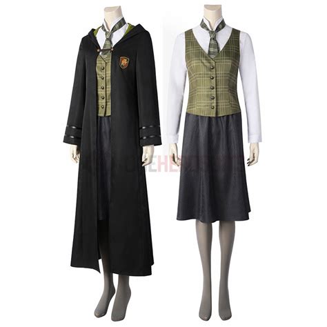 Hogwarts Legacy Hufflepuff Cosplay Costumes Female Uniform