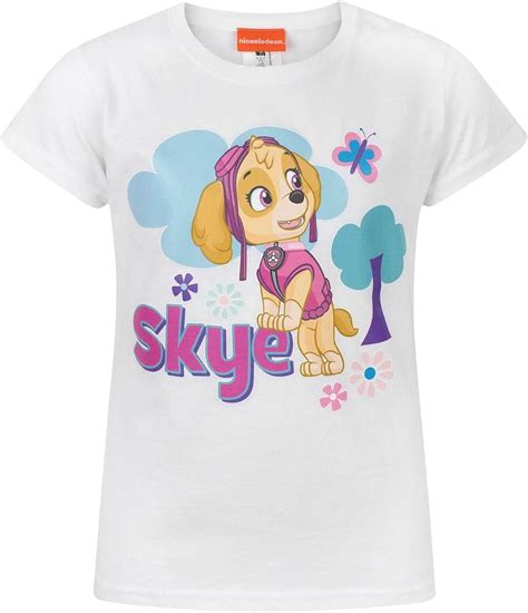 Paw Patrol Skye Girls T Shirt 7 8 Years Uk Clothing