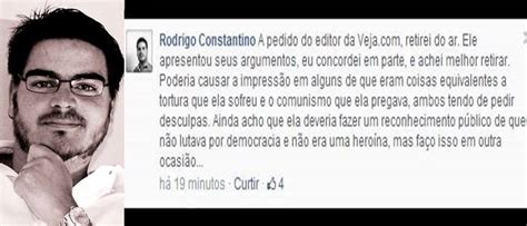 1976), é um economista e colunista brasileiro. Blogueiro de Veja critica Míriam Leitão e depois remove texto