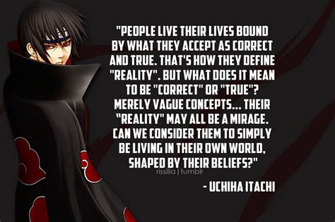Never Really Thought About It Like That Itachi Quotes Naruto
