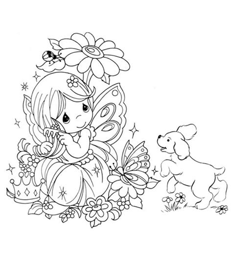 Fairy Garden Coloring Pages Coloring Pages