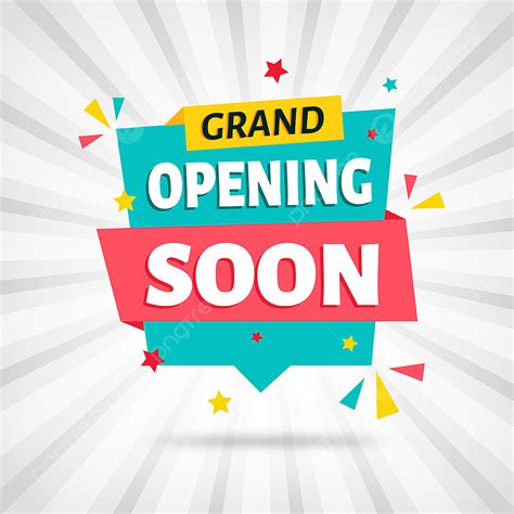Opening Soon Banner Vector Png Images Opening Soon Banner Background