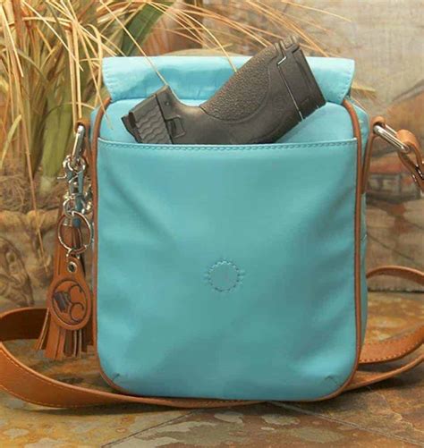 Leather Crossbody Concealed Carry Purse