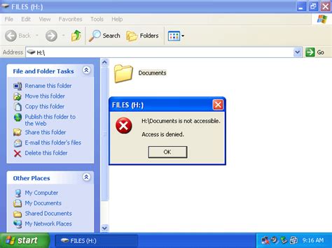 Access Denied Error In Windows